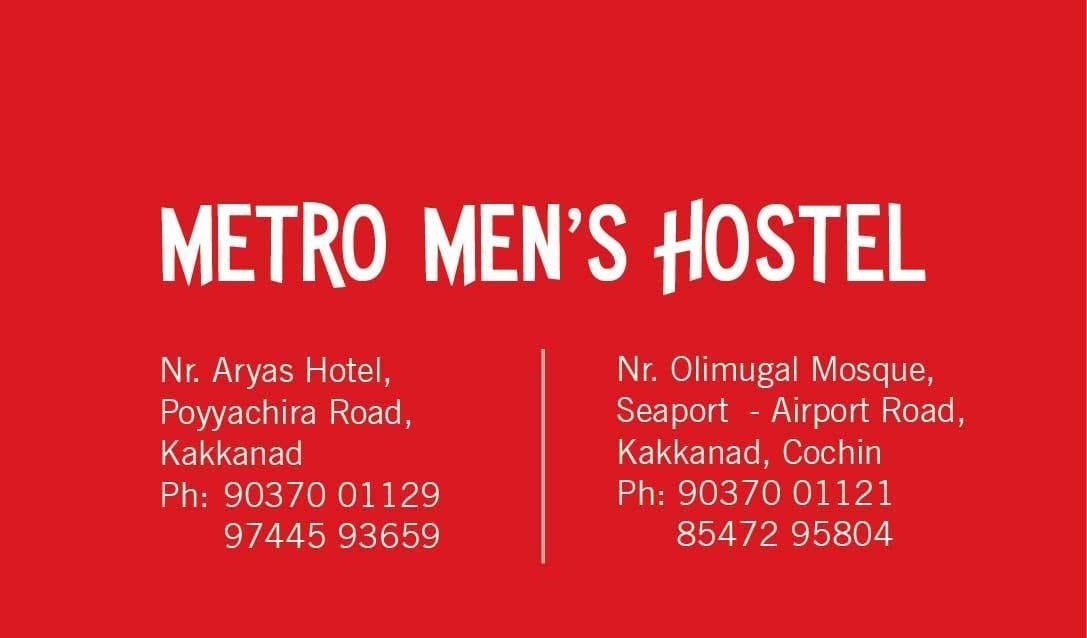 Metro Mens Hostel Kochi Dış mekan fotoğraf